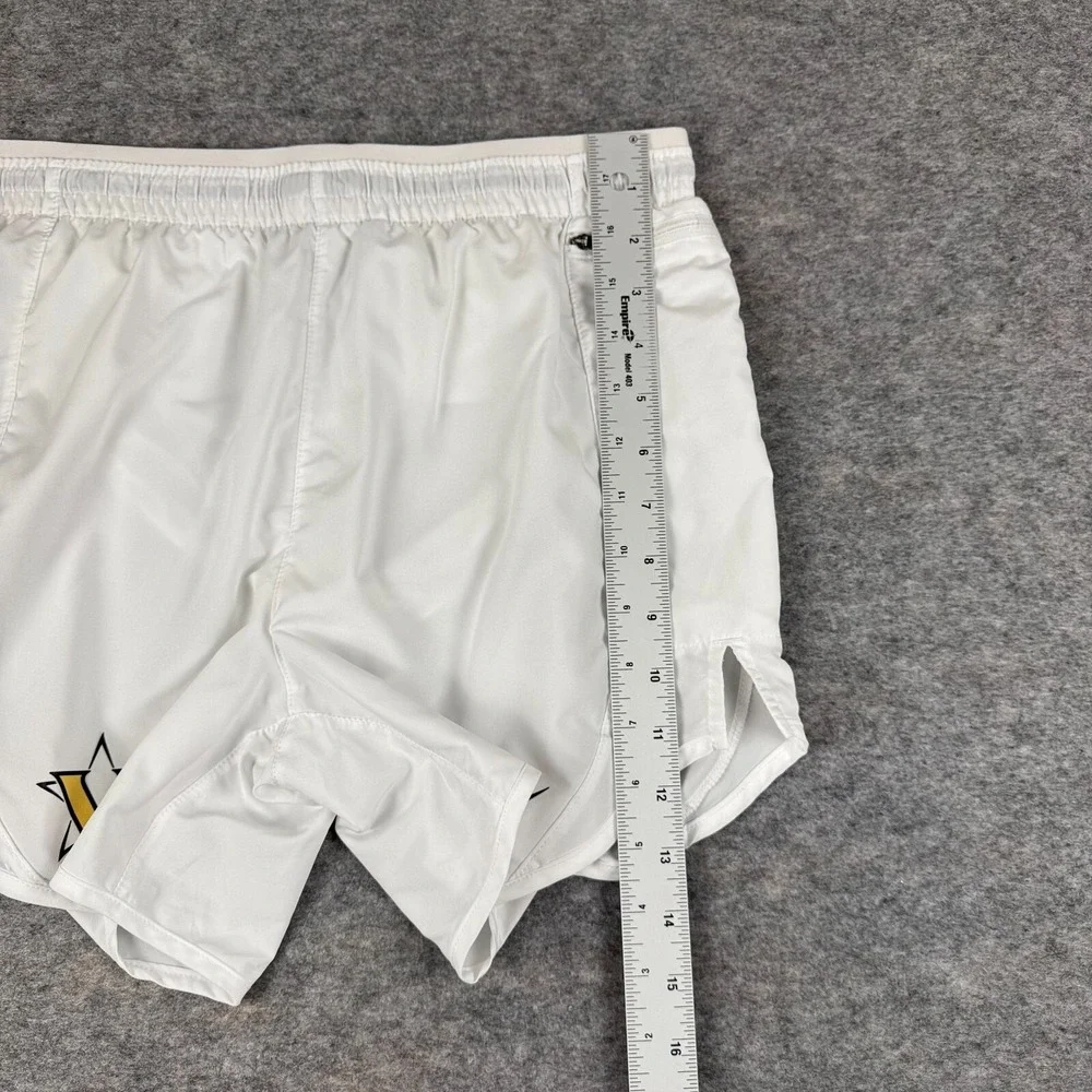 Nike Dri Fit Vanderbilt Commodores Team Shorts Running Lined White Womens XS‎
